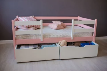 Ящик для детской кровати RooRoom VK-77 Белые