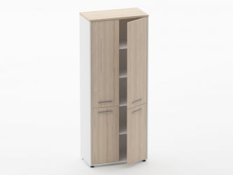 Шкаф 4 широкий закрытый, 4 двери Deka 10.19.151 Туя/Белый