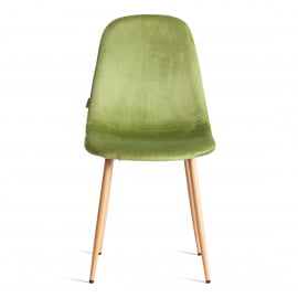 Стул БРЕЕЗЕ (мод. ДЖСC-58) Велюр/металл , 44 х 53 х 86 см, Греен (зеленый) ХЛР54 / натуральный / BREEZE (mod. JSC-58) Green HLR54