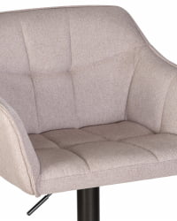 Стул барный DOBRIN RALF Светло-серый LAR-106D-25