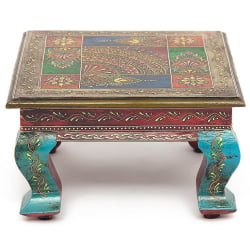 Столик Secret De Maison HAVELY ( mod. BJ-001) дерево манго, 30x30x17 cm, этническая роспись