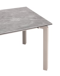 Стол обеденный Varden раскладной 160-220х90 см керамика серый