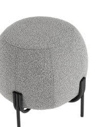 Пуф Флик букле Серый