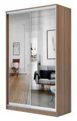 Шкаф-купе коричневый Хит-23-12-55 Ясень шимо темный