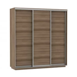 Шкаф-купе трехдверный Экспресс Трио Элемент 2100х2200х Ясень шимо тёмный / 2100х2200h