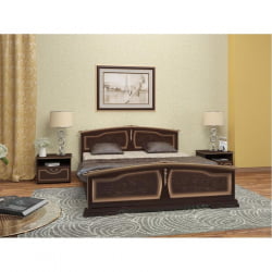Кровать из массива Елена 200х160 Орех темный