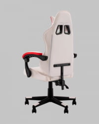 Кресло спортивное TopChairs Phantom бело-красный