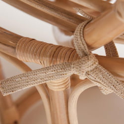 Кресло PAPASAN ECO/ПАПАСАН ЭКО P115-1/SP STD /c подушкой, ремешками/ диаметр подушки 129 см, 115x101x92 см, Natural (натуральный), ткань Старт