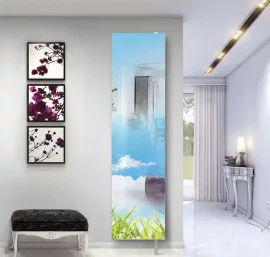 Поворотный зеркальный шкаф Драйв Шелф Арт (правый) Венге