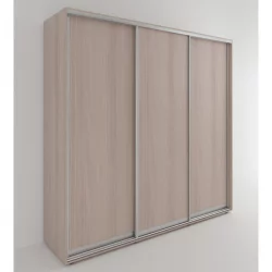 Шкаф-купе без зеркал Акцент-Сим Д 2100х600 Ясень шимо светлый