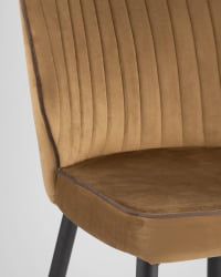 Стул Лоренс велюр Карамель