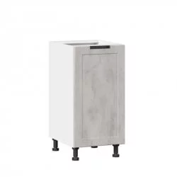 Тумба кухонная 400 Джамис ЛД 296.020.000.003 Белый Белый камень