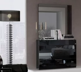 Зеркало FENICIA Mobiliario 5100 MARBELLA Черный