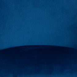 Стул MONRO (mod. 5144) металл/вельвет, 51x56x84 см, синий (HLR 64)/черный