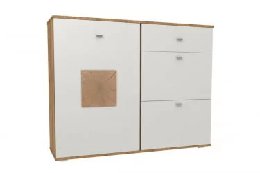 Комод комбинированный Фиджи ЛД 659.350.000 Дуб золотой Белый