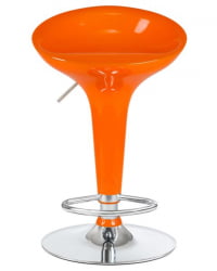 Стул барный DOBRIN BOMBA (оранжевый) 2 шт