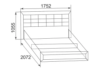 Кровать Ника-Люкс 52
