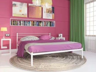 Кровать Милана 160х190 Белый