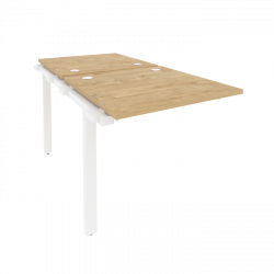 Наборный элемент рабочей станции на м/к ОНИКС О.М-2.НРС-0.8 Тиквуд Светлый/Белый / ONIX O.M-2.NRS-0.8