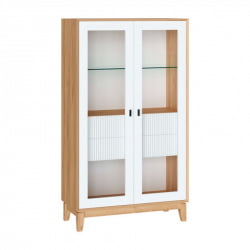 Шкаф двухстворчатый малый Бари ЛД 698.040.000 Дуб Золотой Белый