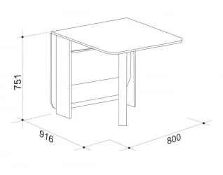 Стол-книжка Мечта 2 Венге / Дуб млечный