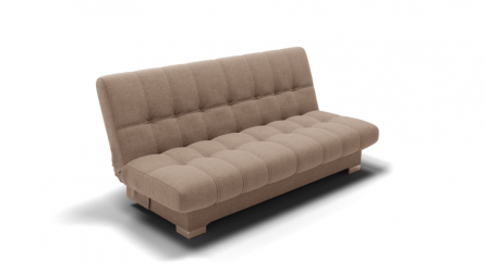 Диван Хьюстон-1 (ЗР) Цвет фасада: Светло коричневый; Тип: Прямой; Материал фасада: Металл/Велюр