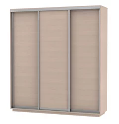 Шкаф-купе трехдверный Экспресс Трио Элемент 1800х2400х Дуб молочный / 1800х2400h