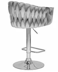 Стул барный DOBRIN MARCEL Серый велюр MJ9-75