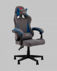 Кресло спортивное TopChairs Phantom серо-голубой