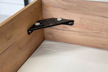 Односпальная кровать с подъемным механизмом Юниор ZP.SMU-02 дуб крафт золотой