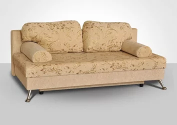 Диван прямой Комфорт саваж 9 микровелюр кожа 24-3