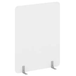 Перегородки на металлических опорах на фетровых подпятниках Р-лине ДП.Ф-140-180 Белый Бриллиант / R-line DP.F-140-180