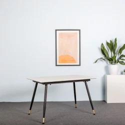 Стол раздвижной Месси 120-160 Белый