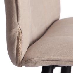 Полубарный стул Bari/Бари велюр, бежевый, 7, 42х55х99 см