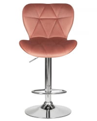Стул барный DOBRIN BARNY (пудрово-розовый велюр (MJ9-32)) 2 шт