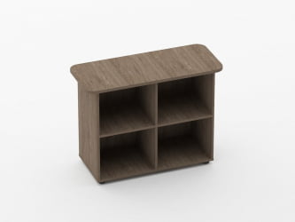 Тумба приставная к столу Glassy 3.18.12 Дуб Верцаска