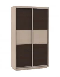 Шкаф-купе двухдверный Экспресс Мини дуб молочный/венге