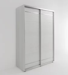 Шкаф-купе 2-х дверный Акцент-Лайт Д 1200х600 Выбеленное дерево