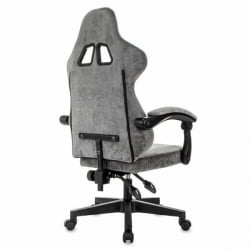 Кресло компьютерное BRABIX Shooter GM-12, 2 подушки, ткань, серое