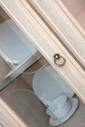 Модульный шкаф в гостиную 602  Денвер светлый