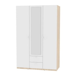 Шкаф распашный R-198х135х45-2-TR-M(ДСС-Белый)