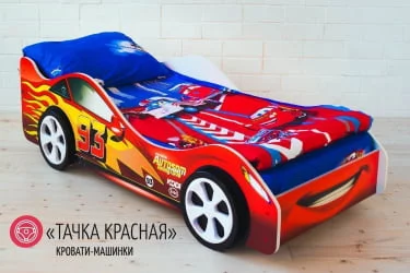 Кровать-машинка Тачка красная