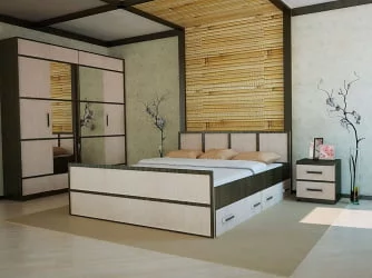 Кровать с ящиком Сакура 1,6 м