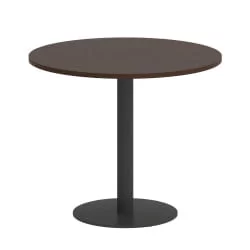 Стол журнальный круглый HOME OFFICE VR.SP-5-90.1 Венге Цаво/Антрацит металл