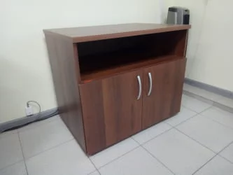 Тумба под оргтехнику Альфа 62.45 орех Пегас