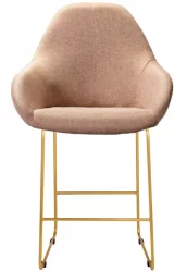 Стул полубарный Кент (ПБ) Браун/Линк Золото / Kent