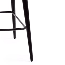 Стул барный CHILLY (mod.7095б) ткань/металл, 53х44х104 см, высота до сиденья 76 см, темно-серый barkhat 14/черный