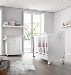 Кроватка 120x60 Micuna Estela White/Grey