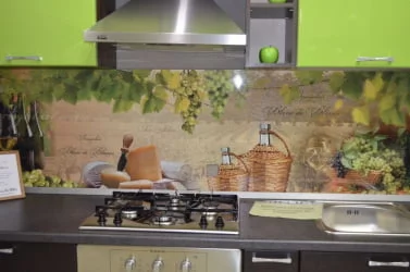 Глянцевый фартук (КОМПОЗИТ) KM 17