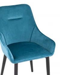 Стул Диана NEW велюр Темно-бирюзовый